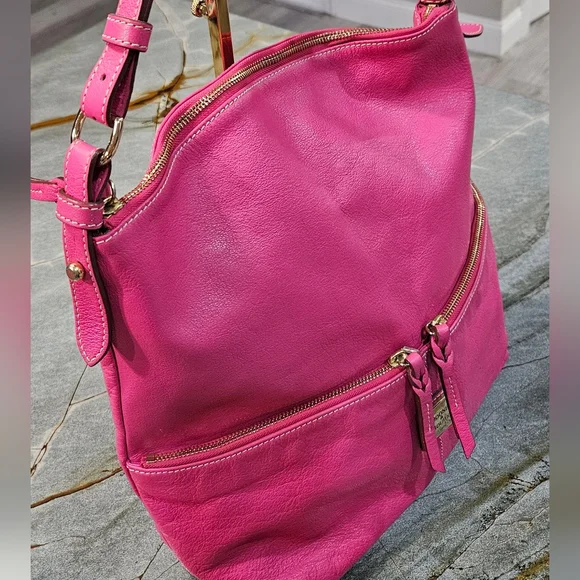 Dooney & Bourke Vibrant Pink Shoulder Bag - Picture 10 of 14